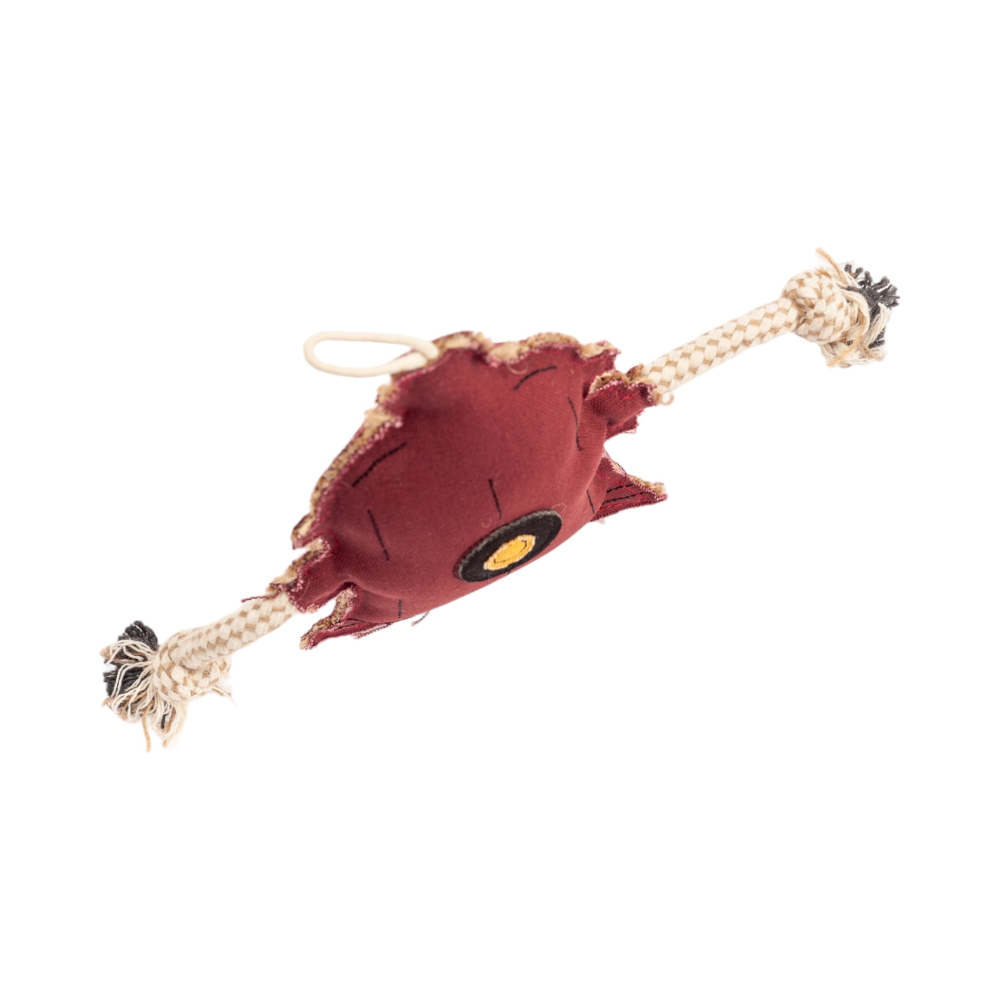 Dog Treats Country Living Canvas Jute Fire Hydrant Chew Toy - lifestyle product image for dog treats