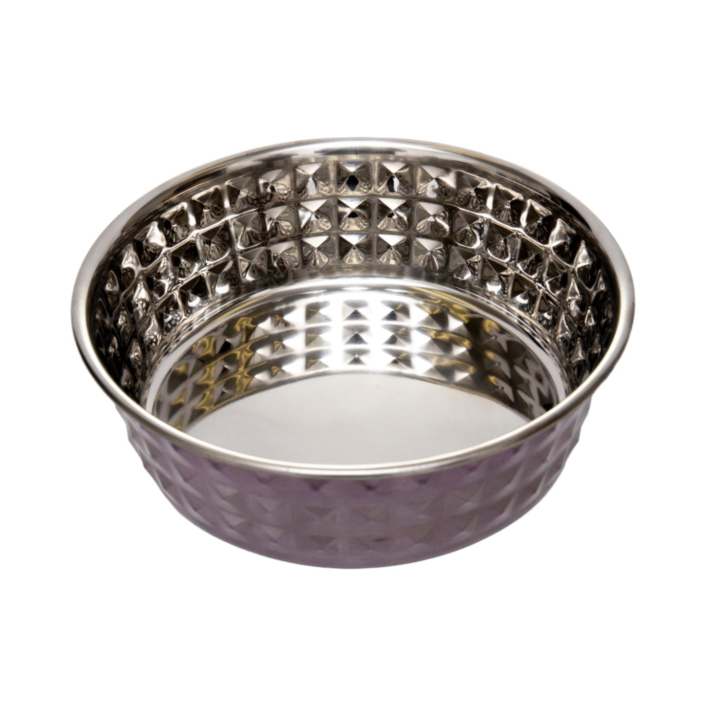 Dog Feeder Country Living Set of Hammered Stainless Steel - gallery product image for dog feeder