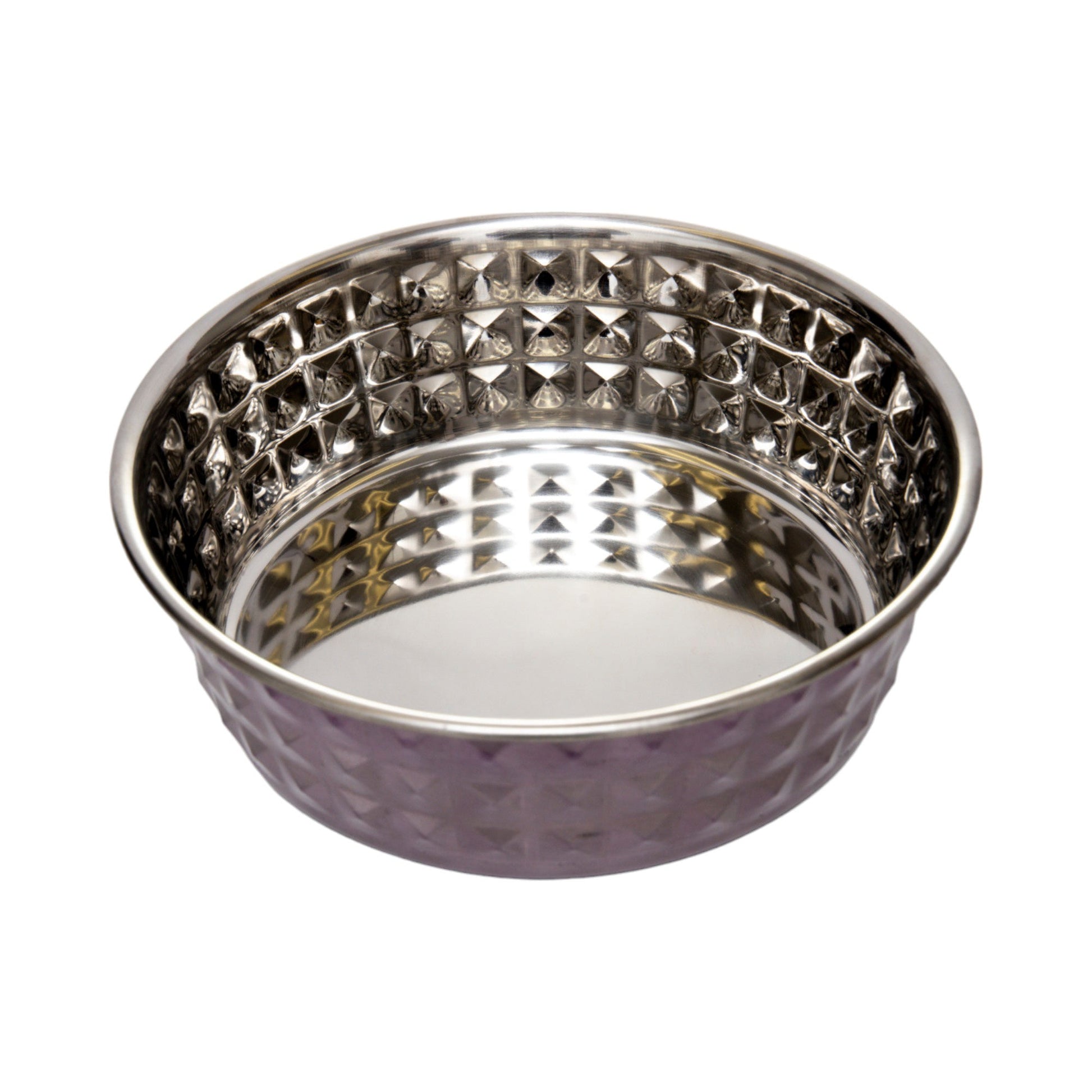 Dog Feeder Country Living Set of Hammered Stainless Steel - gallery product image for dog feeder