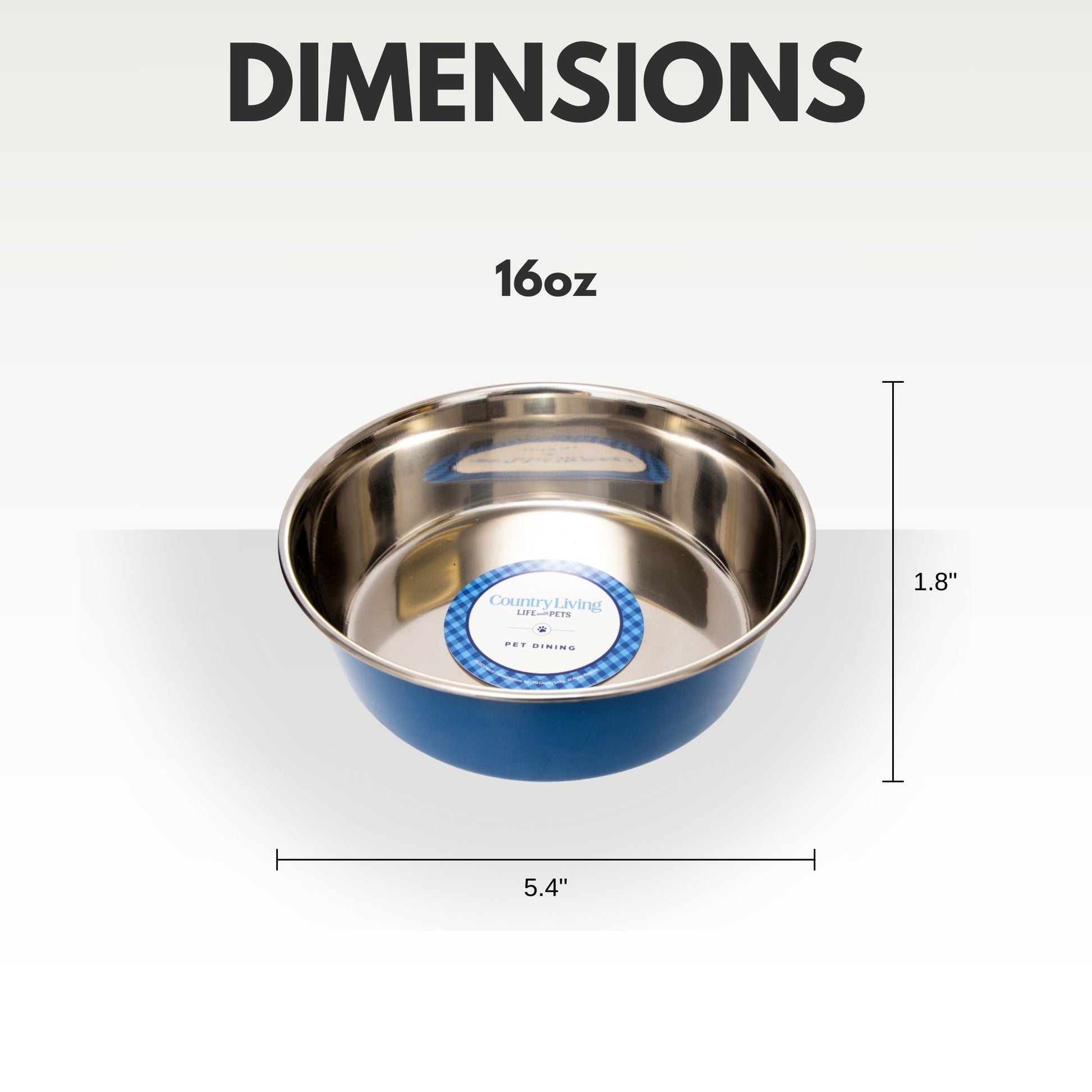 Dog Food Country Living Set of Heavy Gauge Stainless Steel - gallery product image for dog food
