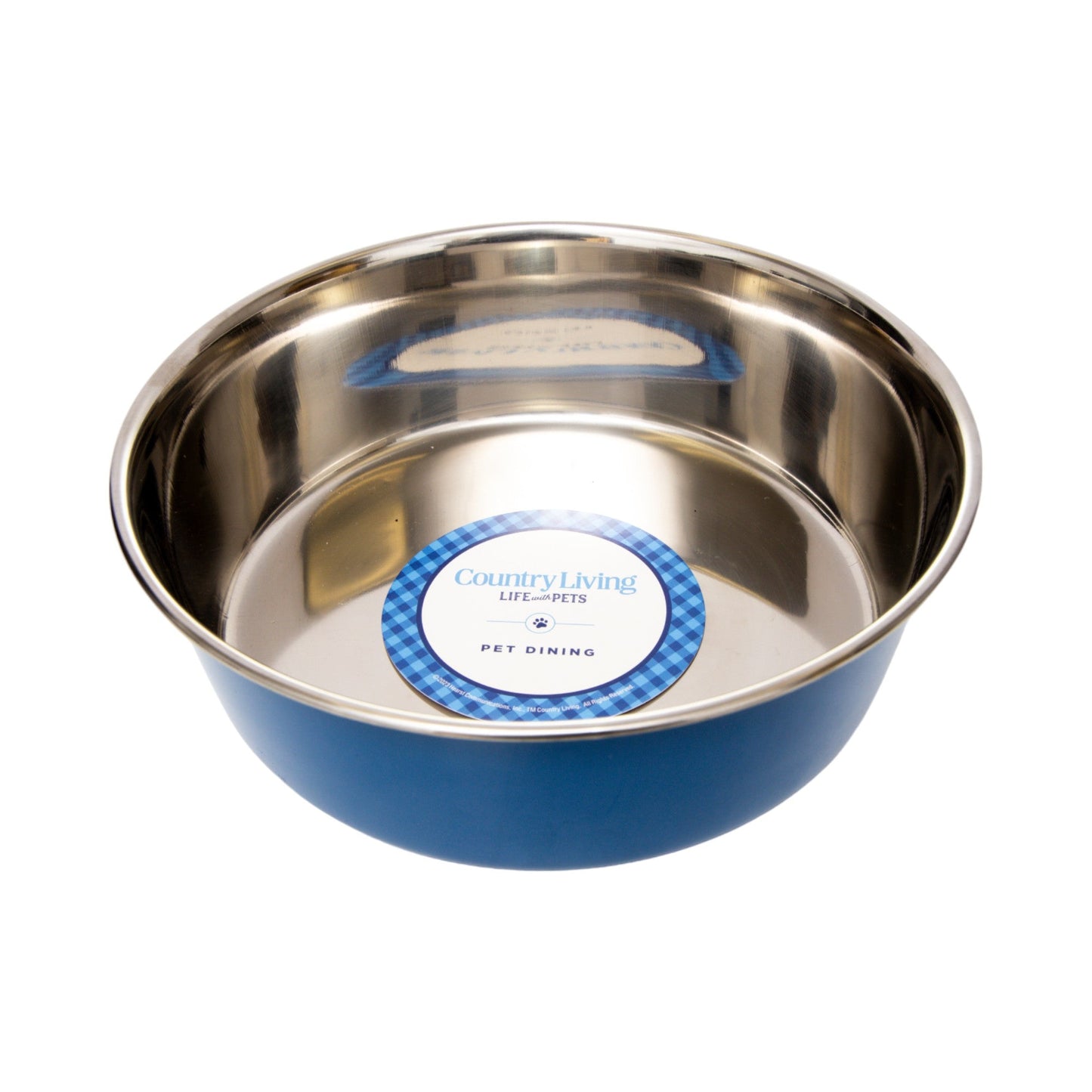 Dog Food Country Living Set of Heavy Gauge Stainless Steel - lifestyle product image for dog food