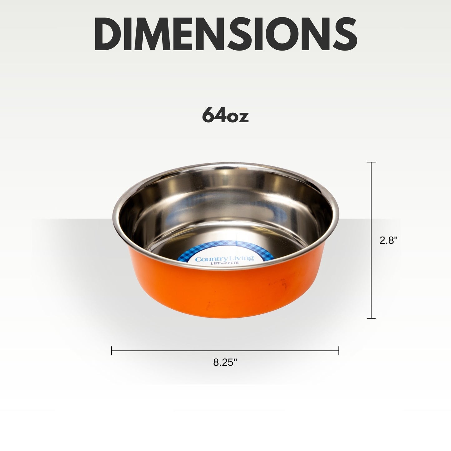 Dog Food Country Living Set of Heavy Gauge Stainless Steel - gallery product image for dog food