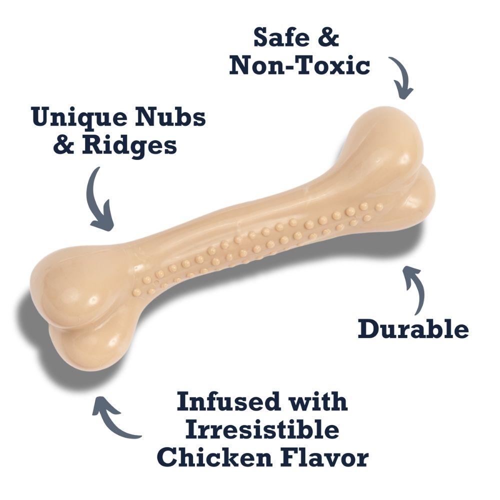 Dog Treats Country Living Nylon Chew Bone Toy for Daily Use - gallery product image for dog treats
