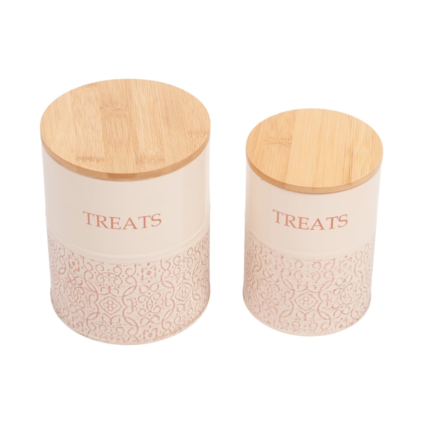 Dog Treats Country Living Treat Canisters Set of Carbon - detail product image for dog treats