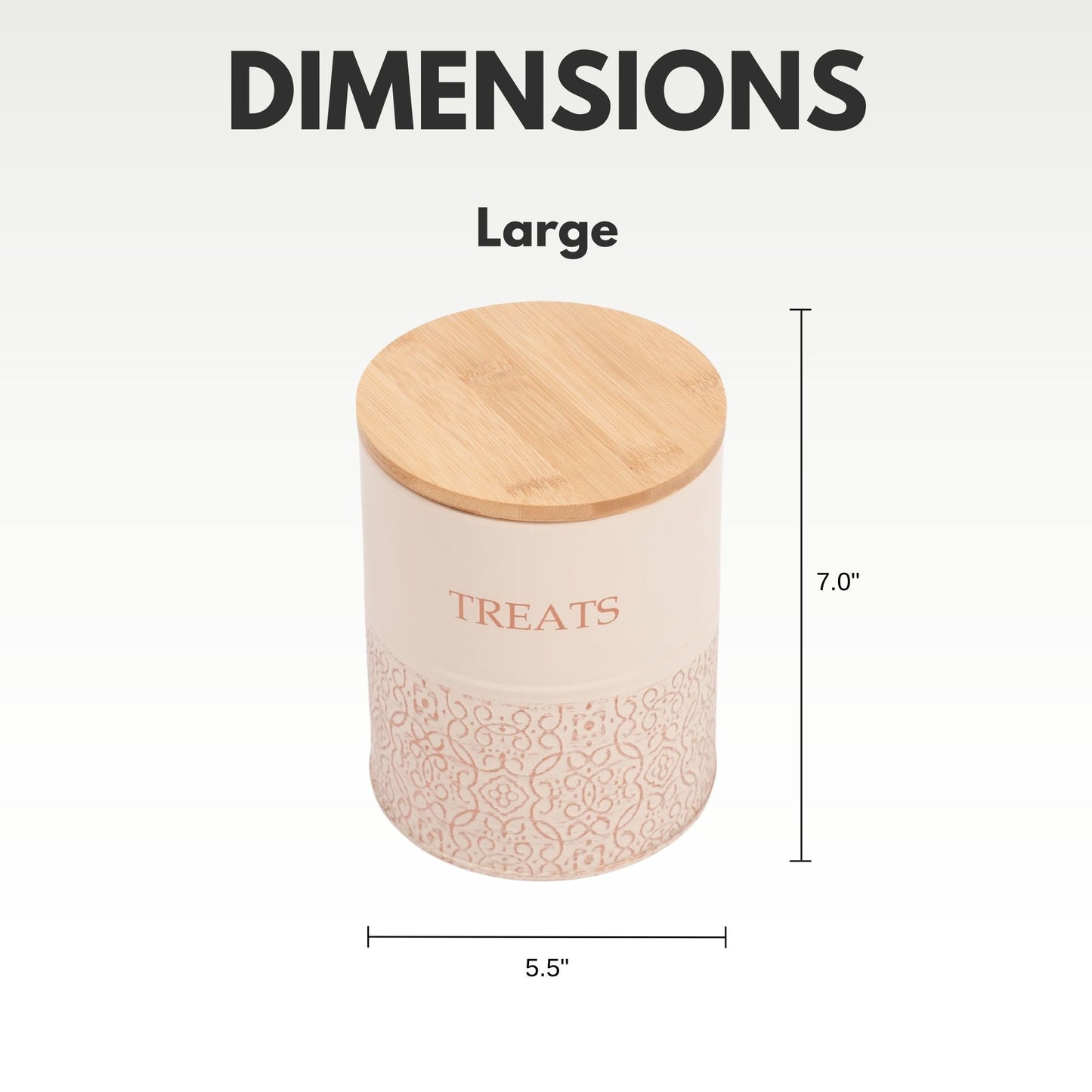 Dog Treats Country Living Treat Canisters Set of Carbon - gallery product image for dog treats