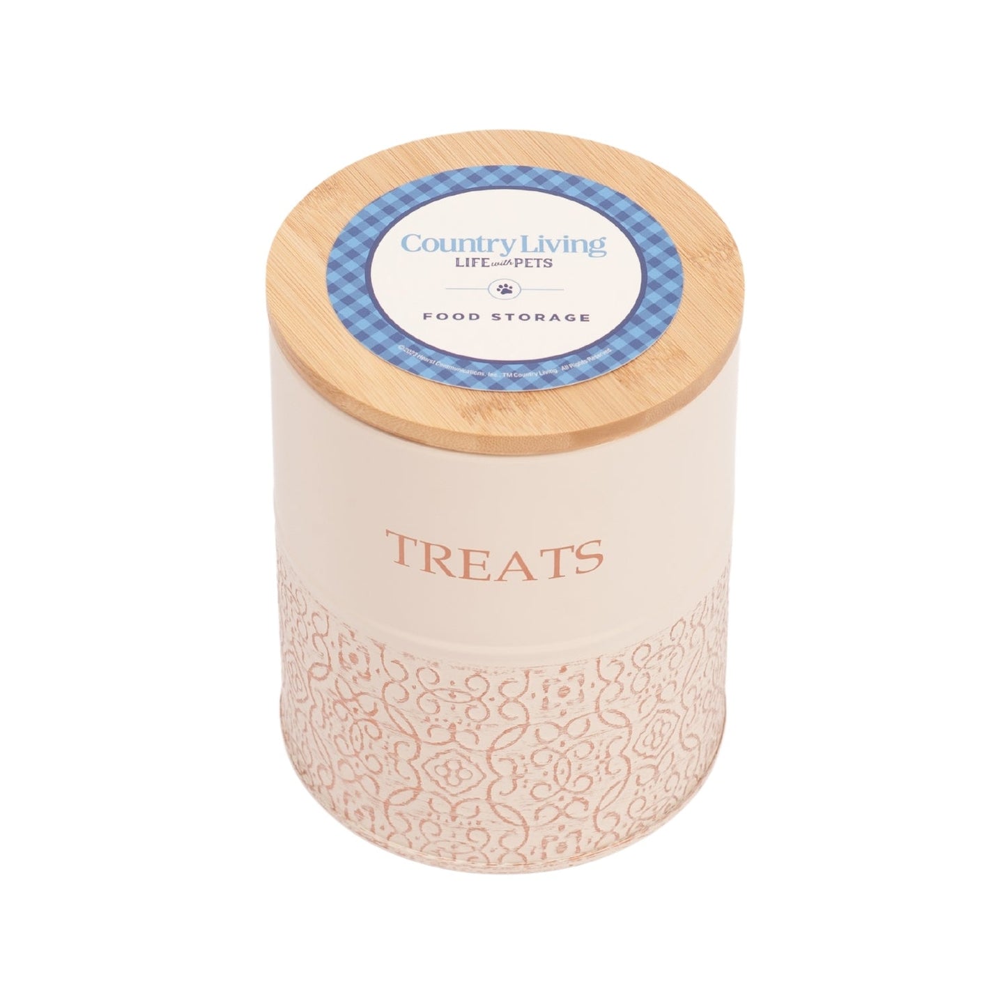 Dog Treats Country Living Treat Canisters Set of Carbon - lifestyle product image for dog treats