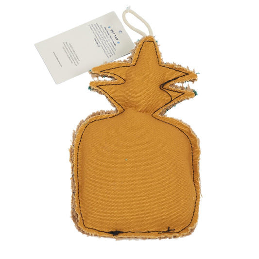 Dog Treats Country Living Canvas Jute Pineapple-Shaped Chew - detail product image for dog treats