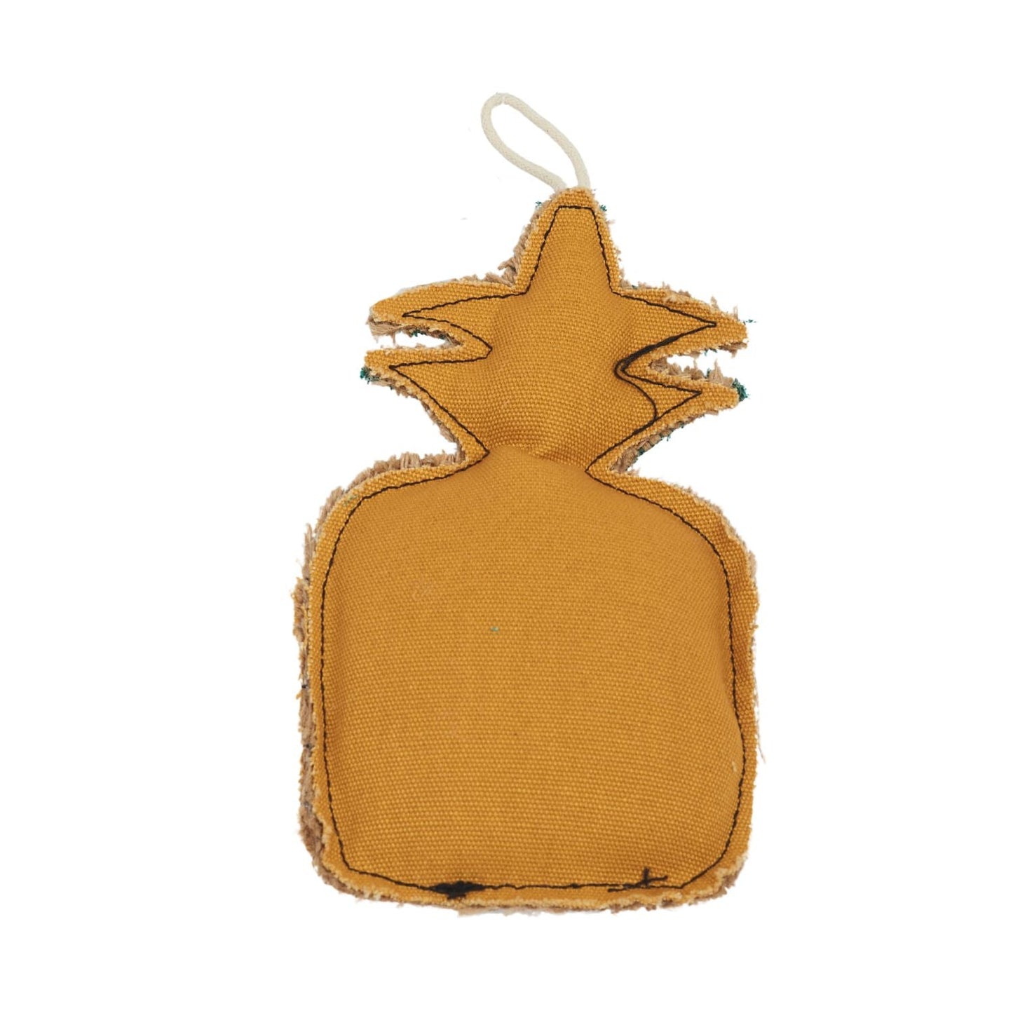 Dog Treats Country Living Canvas Jute Pineapple-Shaped Chew - close up product image for dog treats