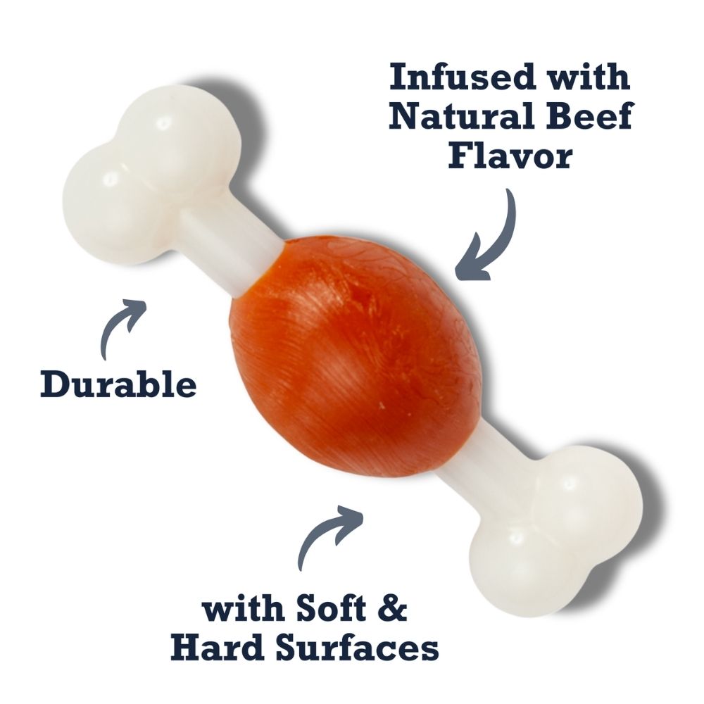 Dog Treats Country Living TPR Nylon Bone Chew Toy Essential - gallery product image for dog treats