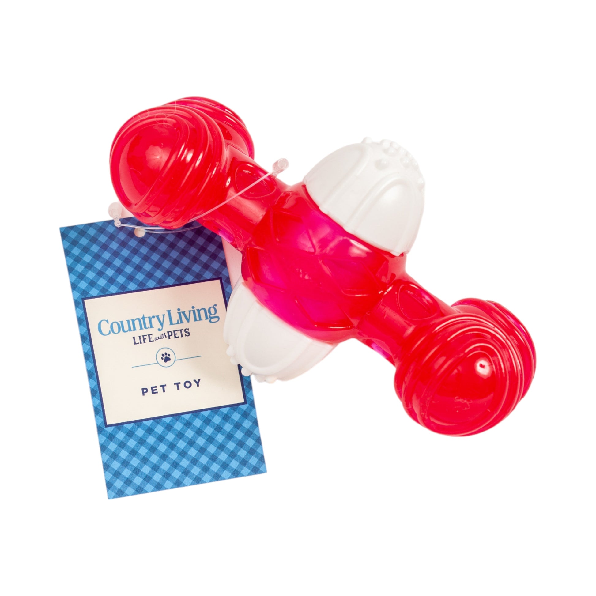 Dog Treats Country Living TPR Nylon Quacker Bone Chew Toy - main product image for dog treats