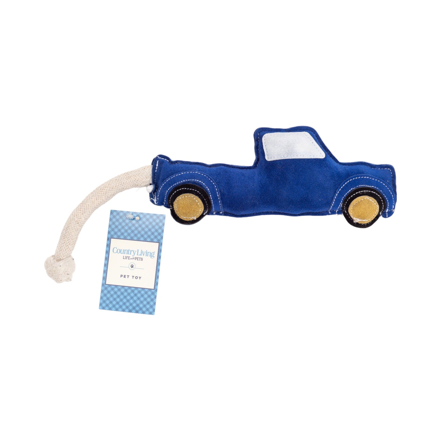Dog Treats Country Living Faux Leather Blue Pickup Truck - main product image for dog treats