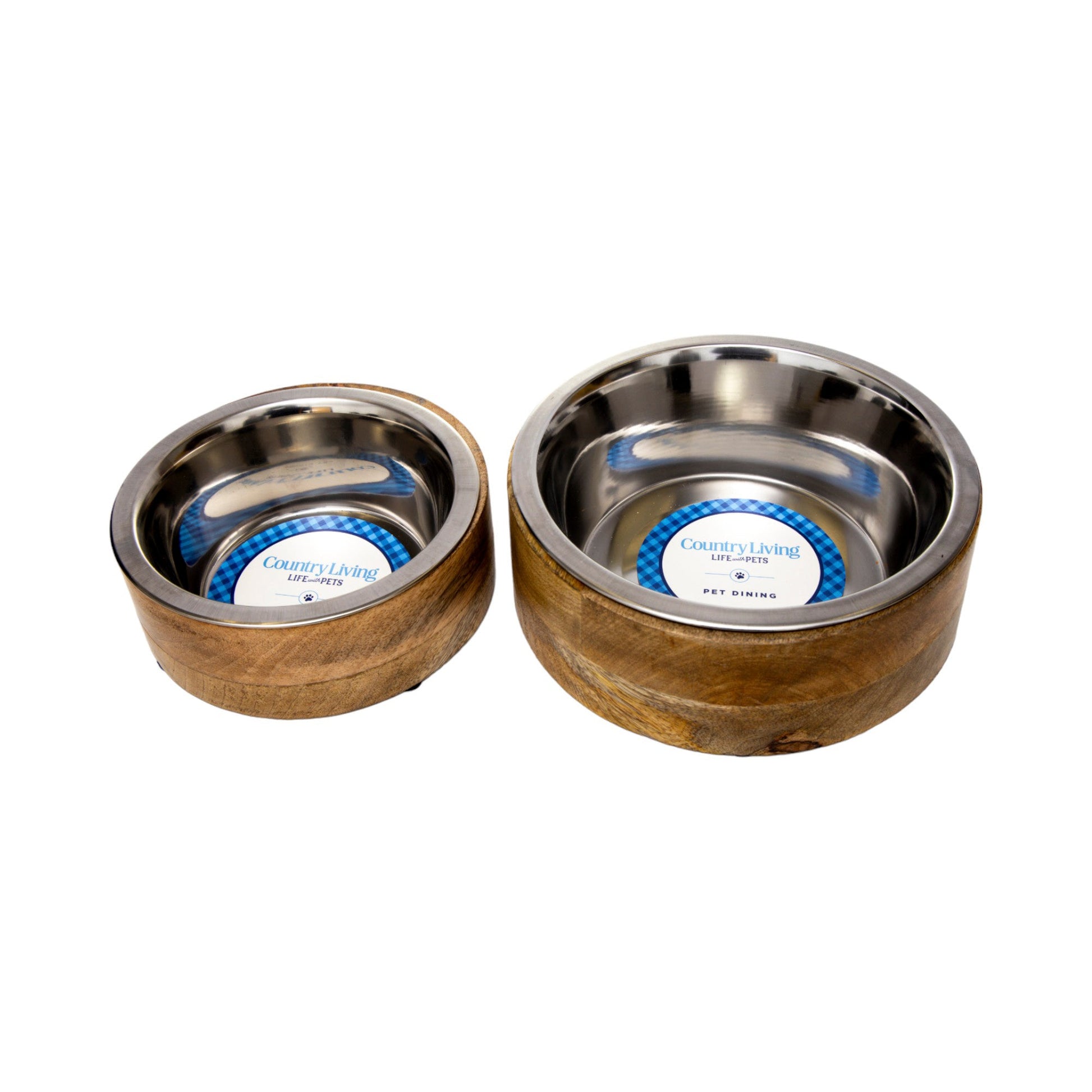 Dog Feeder Country Living Stainless Steel Bowl with Essentia - gallery product image for dog feeder