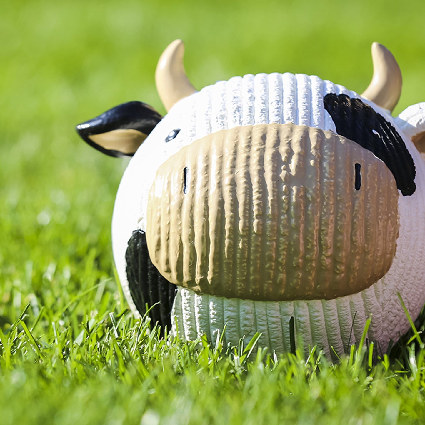 Dog Toy Dottie Cow Ruff-Tex Latex Ball Toy Large for Comfort main product image for dogs and cats