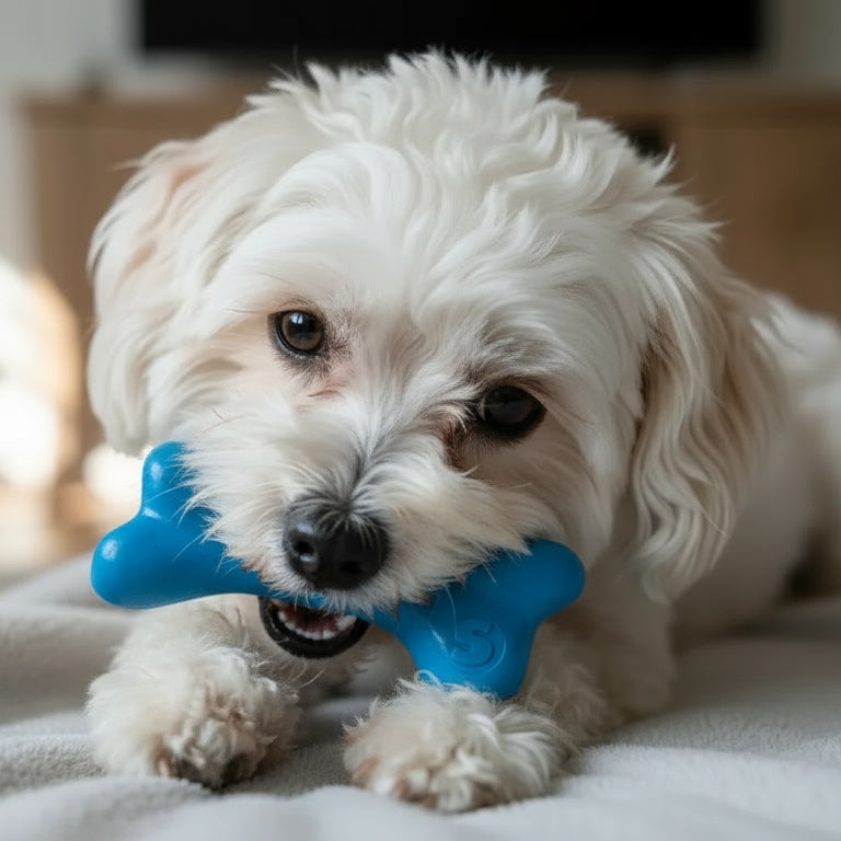 Pup X Rubber Bone Dog Toy Durable Floats Chew Toy For Large - gallery image 8