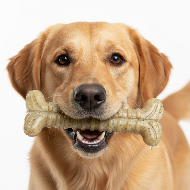 Tough Bone Nylon Chew Bone Ultra Durable Dog Toy For Chewers - gallery image 5