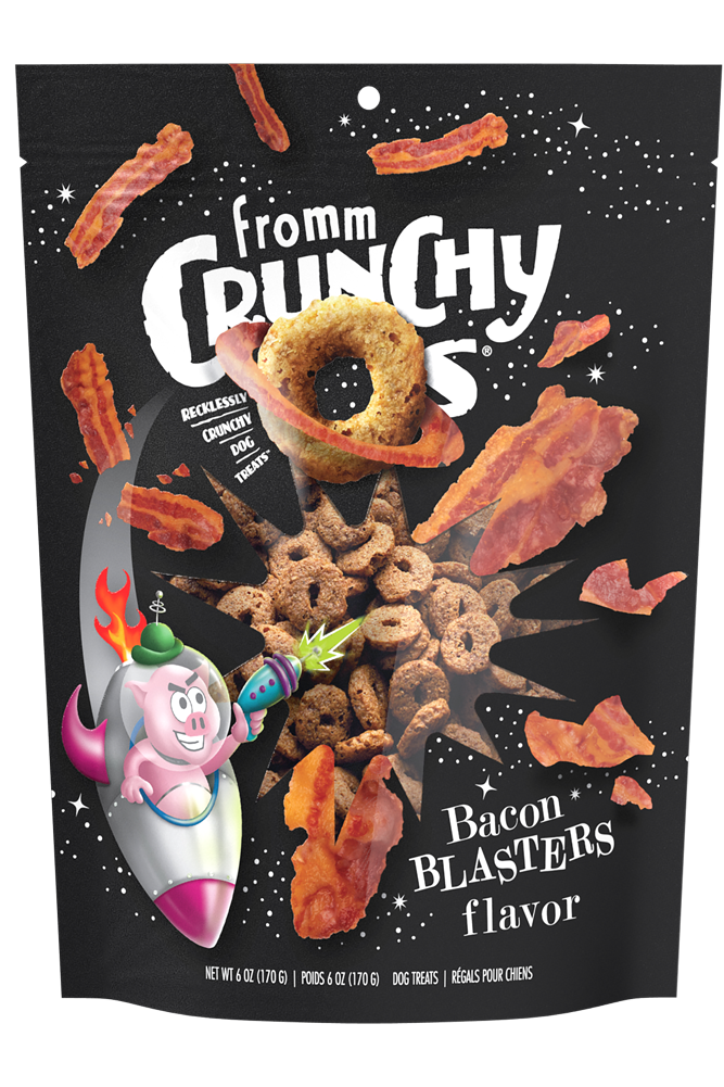 Fromm Crunchy Os Bacon Blasters Dog Treats 6Oz dog treats - main product image