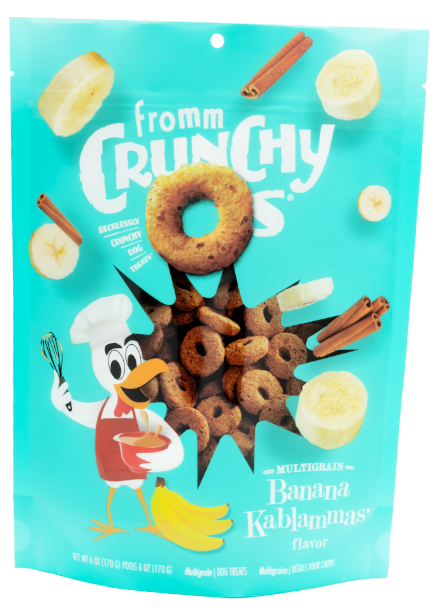 Fromm Crunchy Os Banana Kablammas Dog Treats 6Oz dog treats - main product image