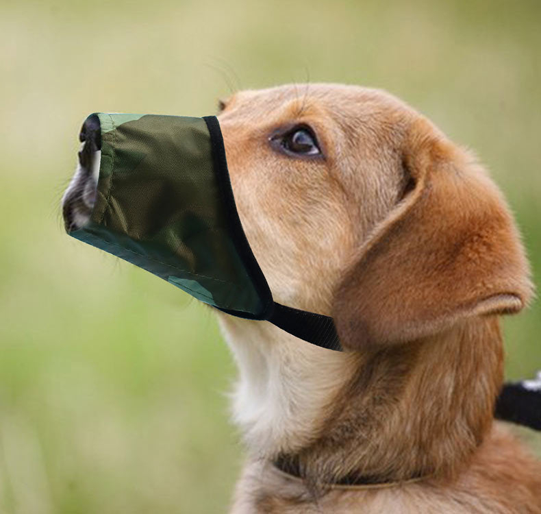 Anti-bite Anti-miseating Dog Mouth Cover Waterproof Bark Stopper - close up view | Dog Supplies at Purrfect Pet Kingdom