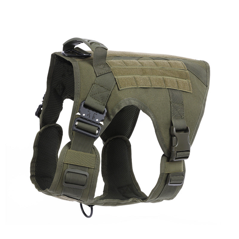 Tactical Dog Clothes Quick Disassembly Dog Vest Outdoor Pet - close up view