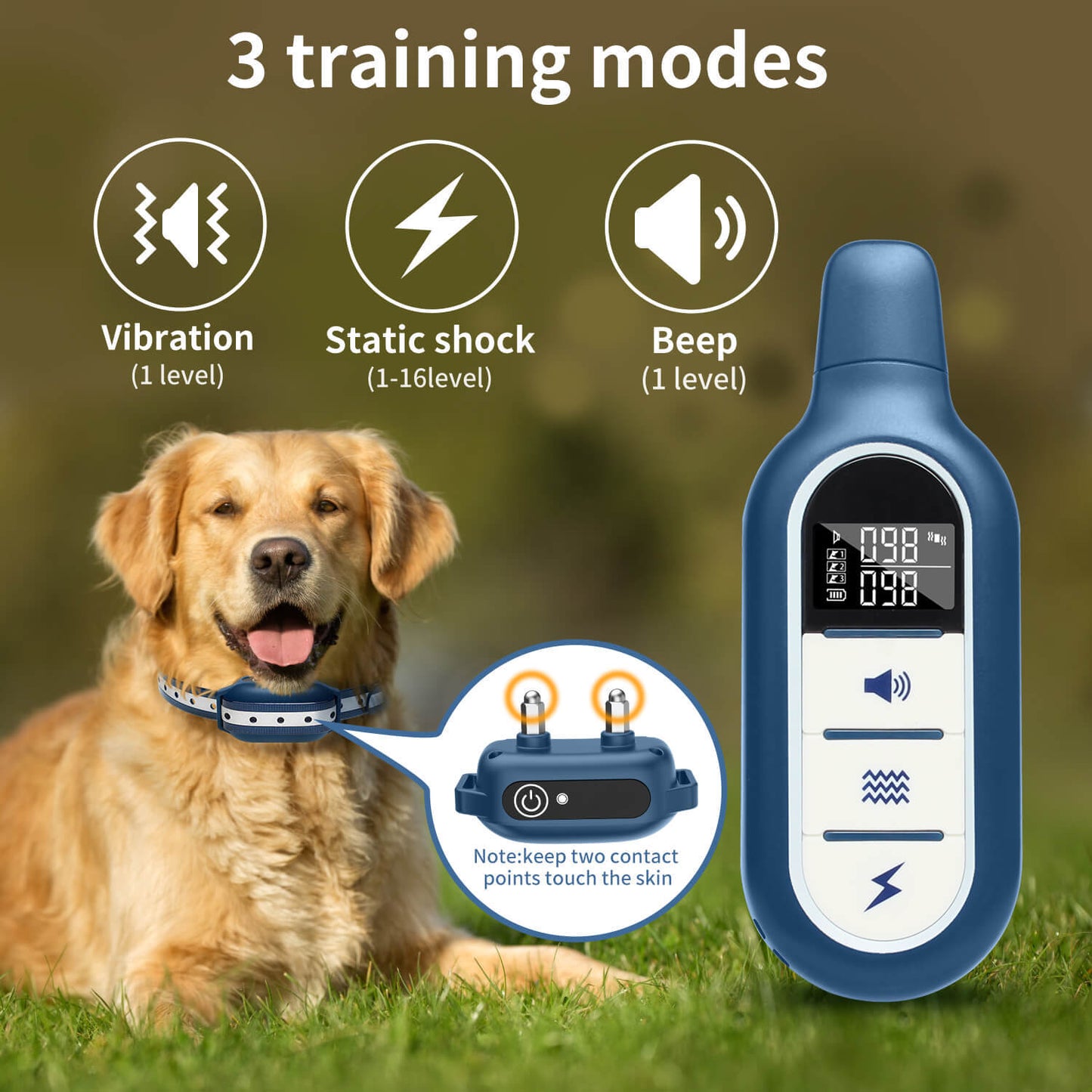 Pet Training Remote Control Vibration Shock Dog Trainer - main product image