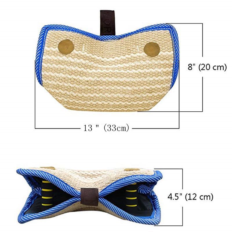 German Shepherd Dog Training Bite Pillow Resistant To Hemp - lifestyle view
