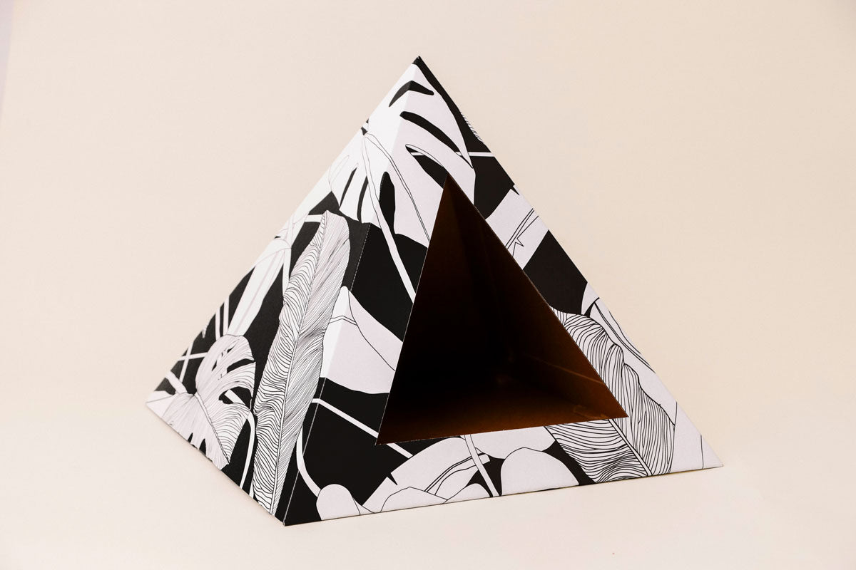 'Dark Paradise' Cardboard Cat Pyramid - gallery image 5