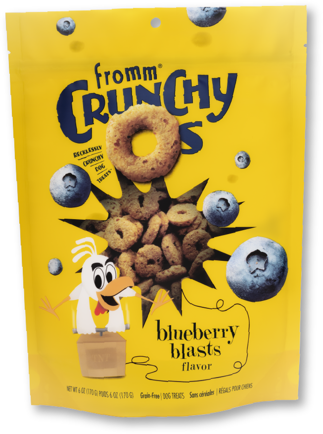Fromm Crunchy Os Blueberry Dog Treats 6Oz Dog Treats Premium - main product image