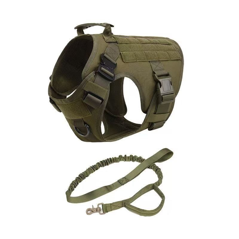 Military Tactical Dog Harness German Shepherd Adjustable Pet