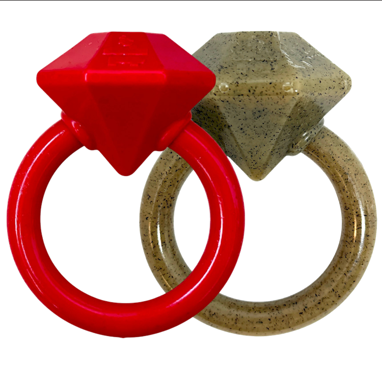 Diamond Ring Nylon Teething Ring For Puppies Durable USA Dog - main product image
