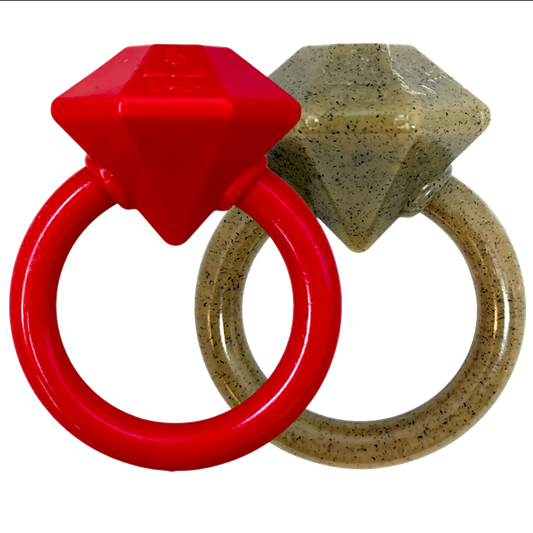 Diamond Ring Nylon Teething Ring For Puppies Durable USA Dog - main product image