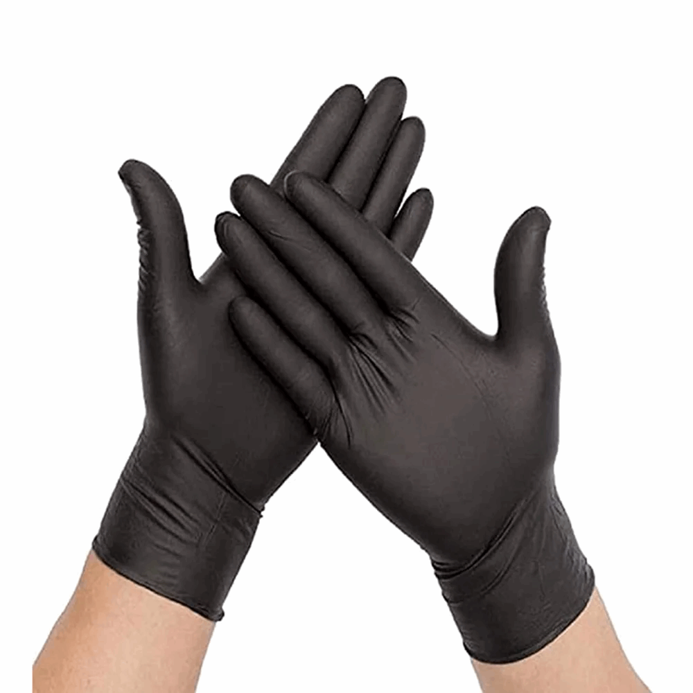 Disposable Nitrile Gloves Box Of 100 Fully Textured Powder - gallery image 5