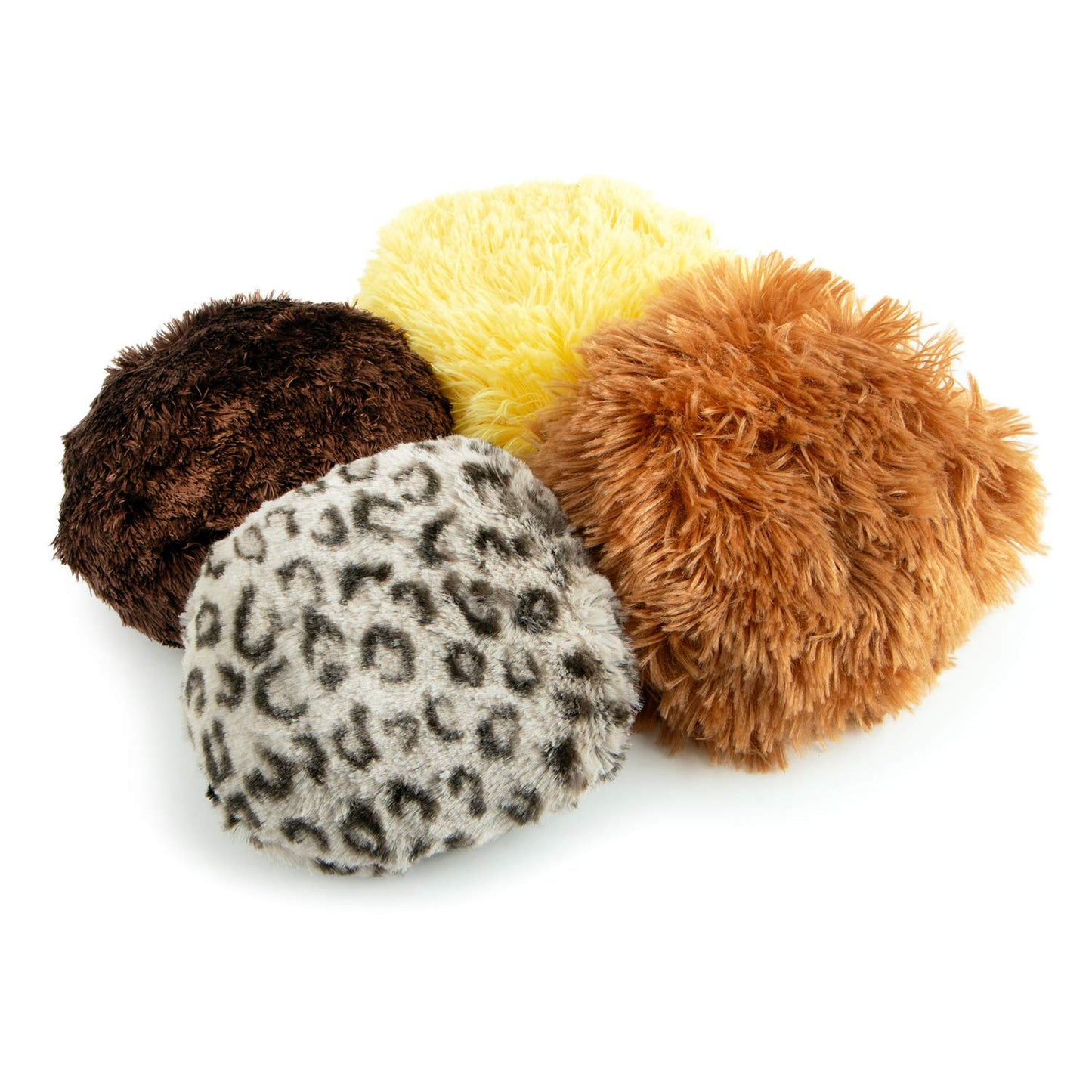 5 Doggie Dotz Plush Squeaker Dog Toy Each Dog Toy - main product image