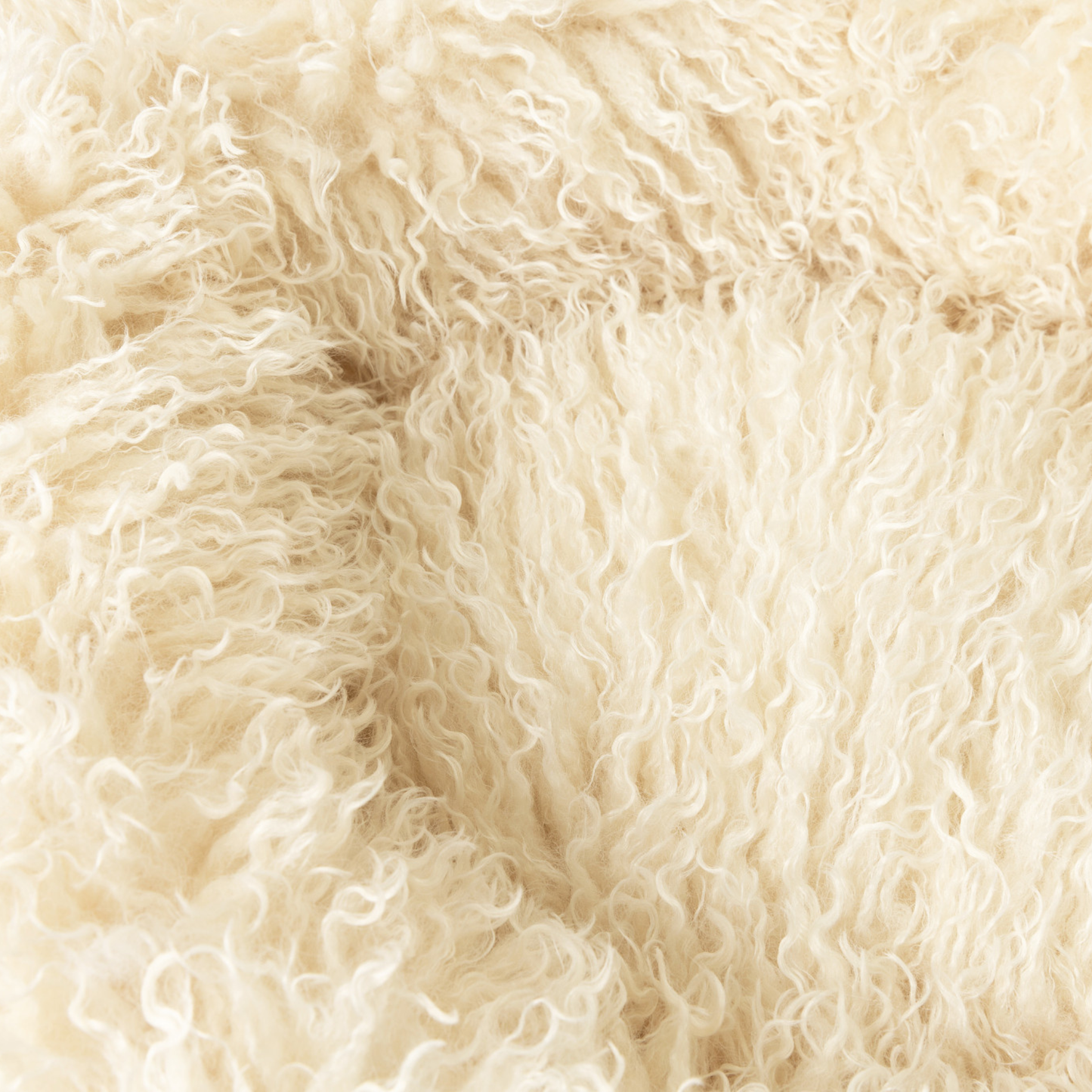 PupPoufT Luxe Faux Fur Donut Dog Bed - Plush Sheep Ivory - gallery image 6