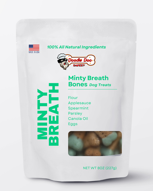 ??Homemade Dog Treats - Minty Breath Blend Dog Snacks 1/2lb. - main product image