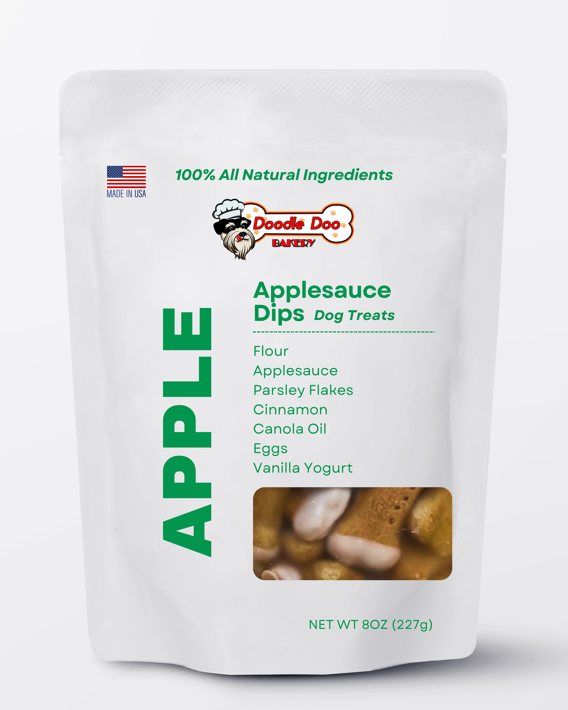 Homemade Dog Treats - ?? Applesauce Dips Treat 1/2lb ?? - main product image