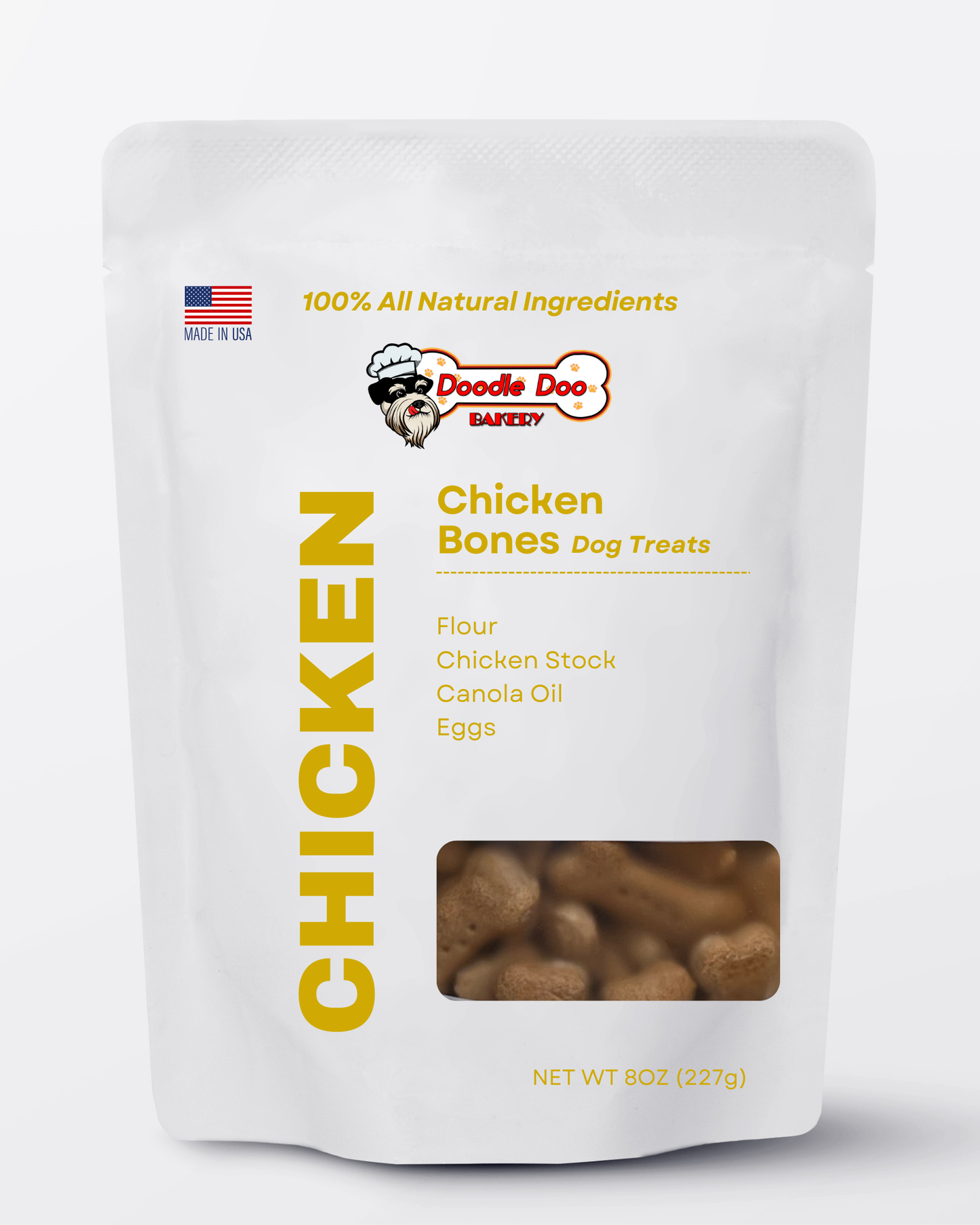 ??Homemade Dog Treats - Chicken Treat 1/2lb - main product image