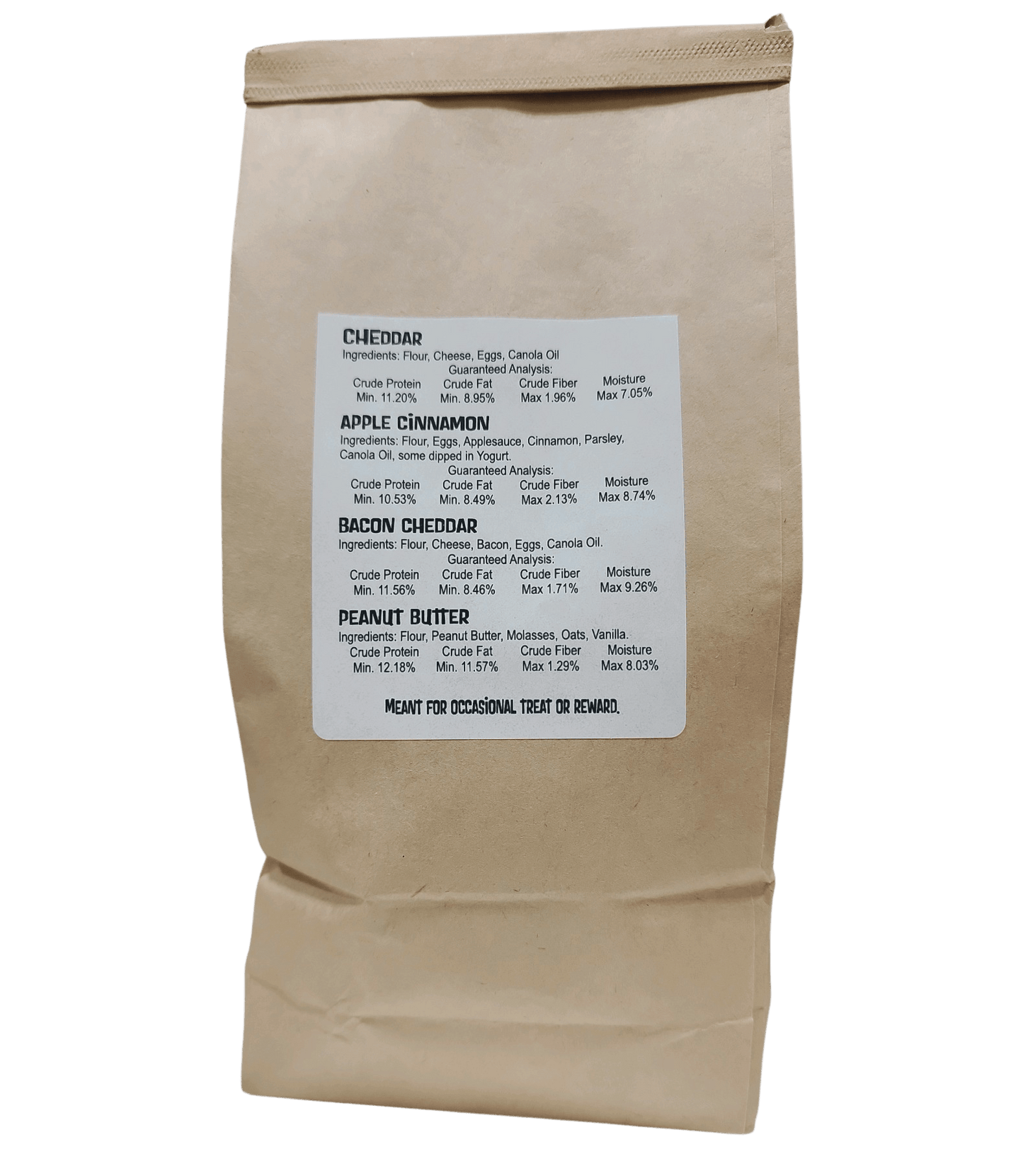 Party Bag Treat Blend 1lb - Homemade Dog Treats - close up view