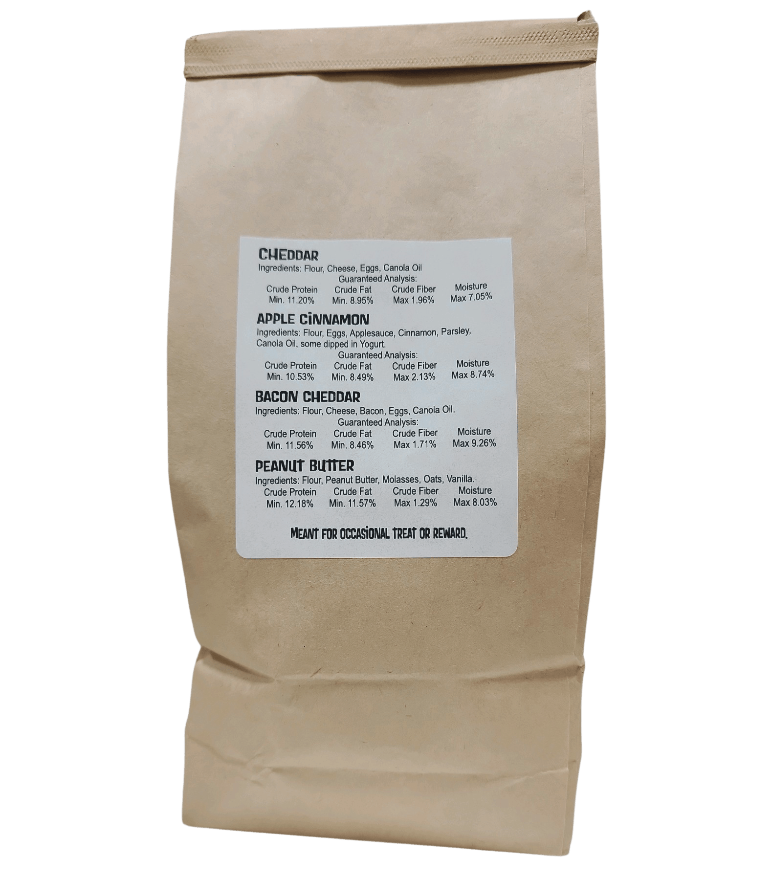 Party Bag Treat Blend 1lb - Homemade Dog Treats - close up view