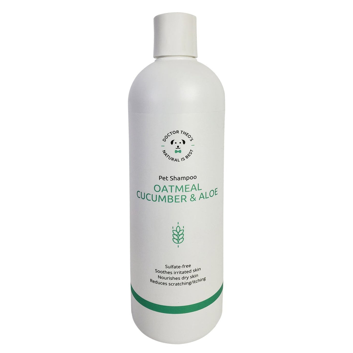 Dog Grooming Dr Theos Shampoo Oatmeal Cucumber Aloe 16 oz - main product image for dog grooming