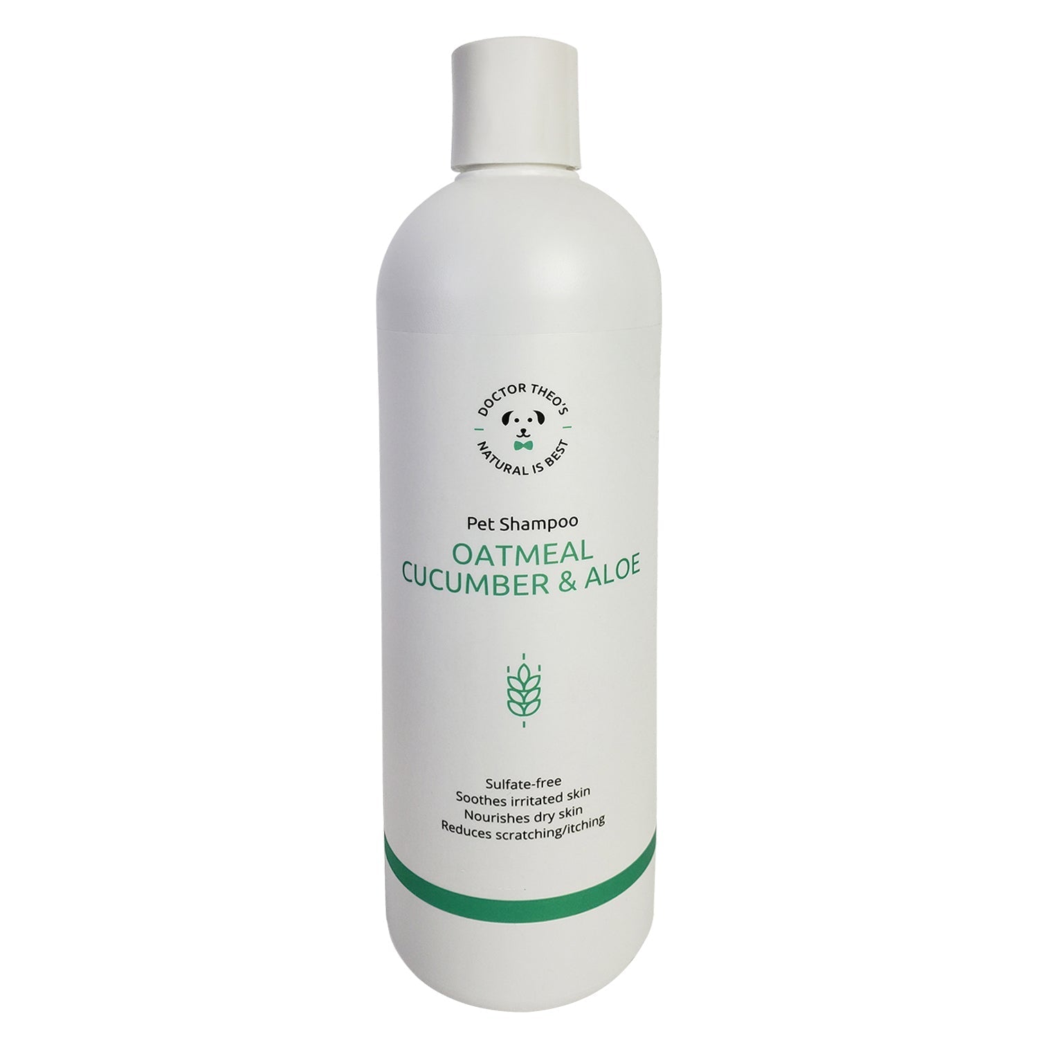Dog Grooming Dr Theos Shampoo Oatmeal Cucumber Aloe 16 oz - main product image for dog grooming