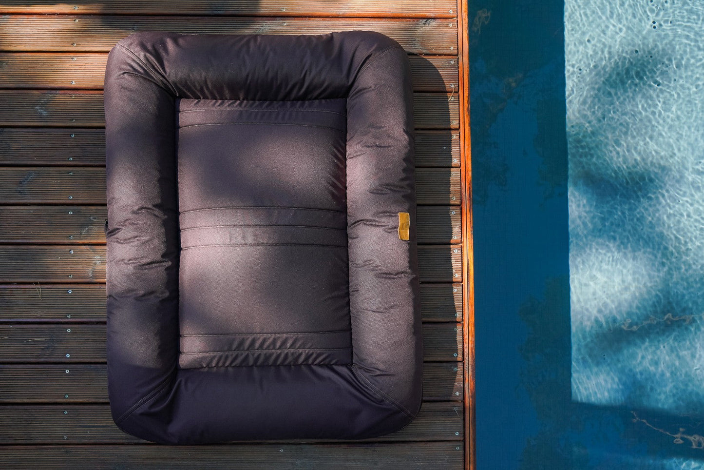 Luxury Dog Bed Waterproof Lounger Gray for Comfort, Support - luxury dog bed view 7 for comfort and support