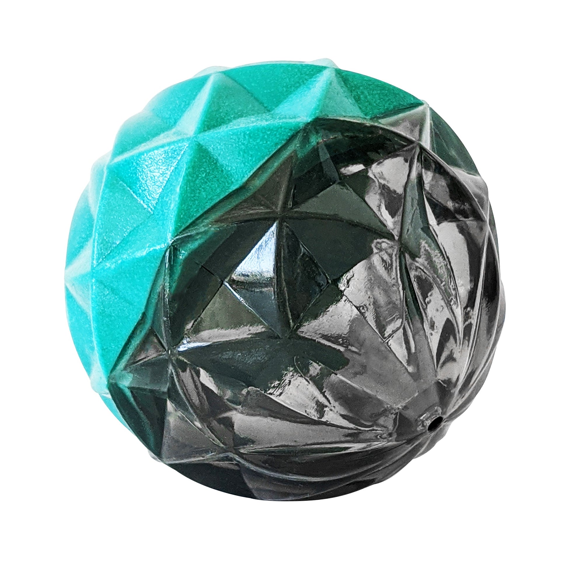 Dog Treats Country Living Geometric Textured Ball Chew Toy - close up product image for dog treats