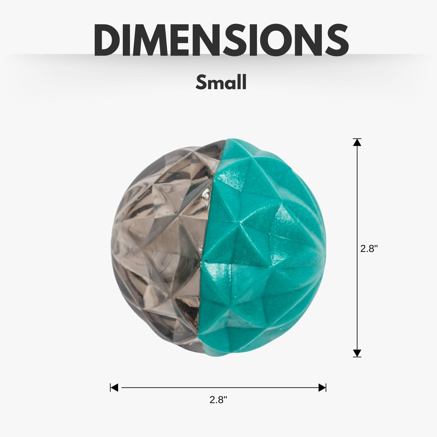 Dog Treats Country Living Geometric Textured Ball Chew Toy - gallery product image for dog treats