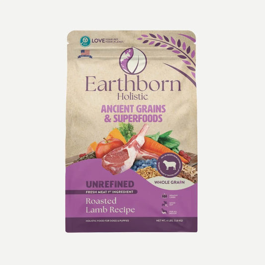 Earthborn All Life Stages Unrefined Ancient Roasted Lamb Dry - main product image