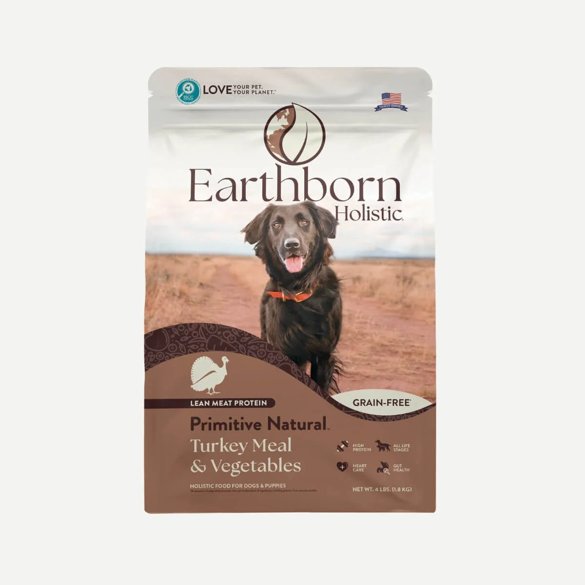 Earthborn Grain Free All Life Stages Primitive Natural Dry - main product image