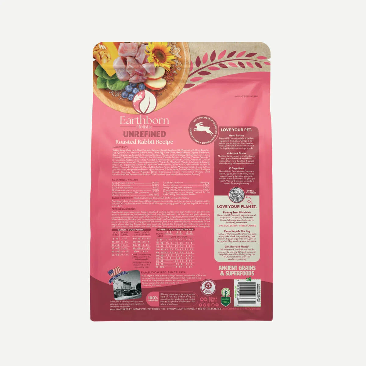 Dry Dog Food Premium Rabbit Recipe Daily Daily Nutrition - detail view