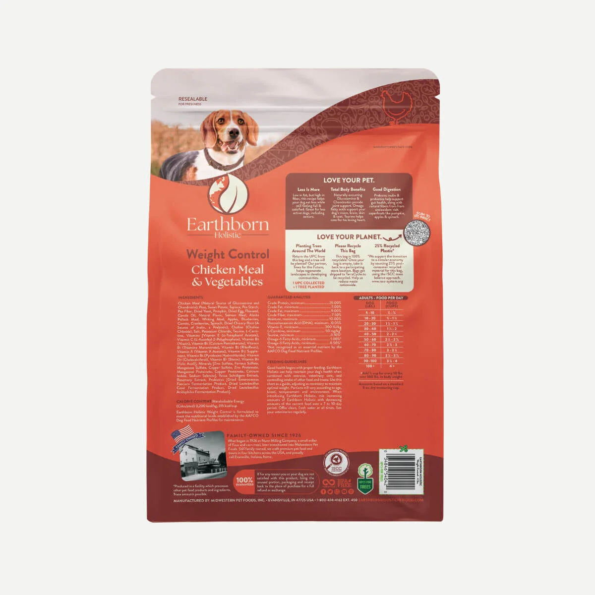 Earthborn Grain Free Weight Control Dry Dog Food Dry Dog - detail view