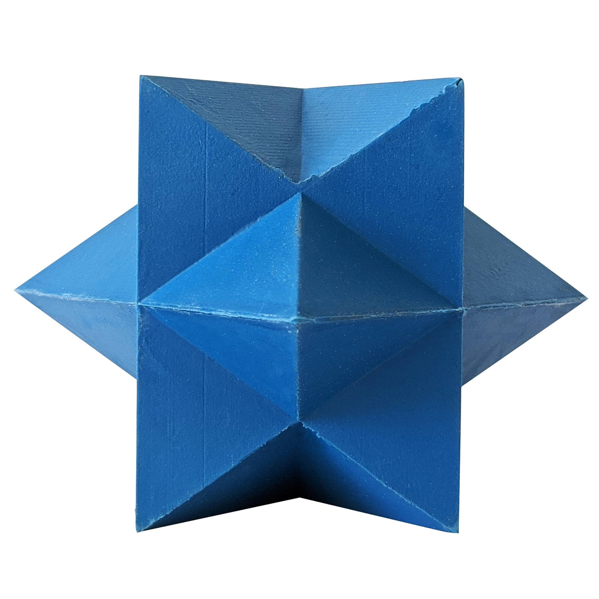 Dog Treats Blue Star-Shaped Natural Rubber Chew Toy Durable - main product image for dog treats