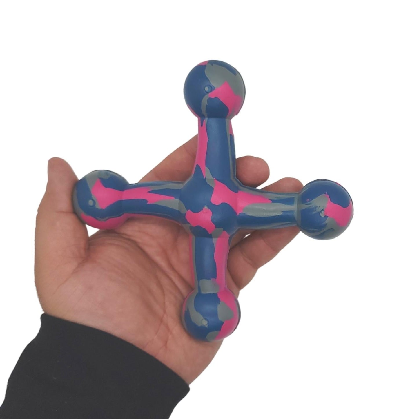Dog Treats Natural Rubber Jack Toy Durable Non-Toxic Chew - detail product image for dog treats