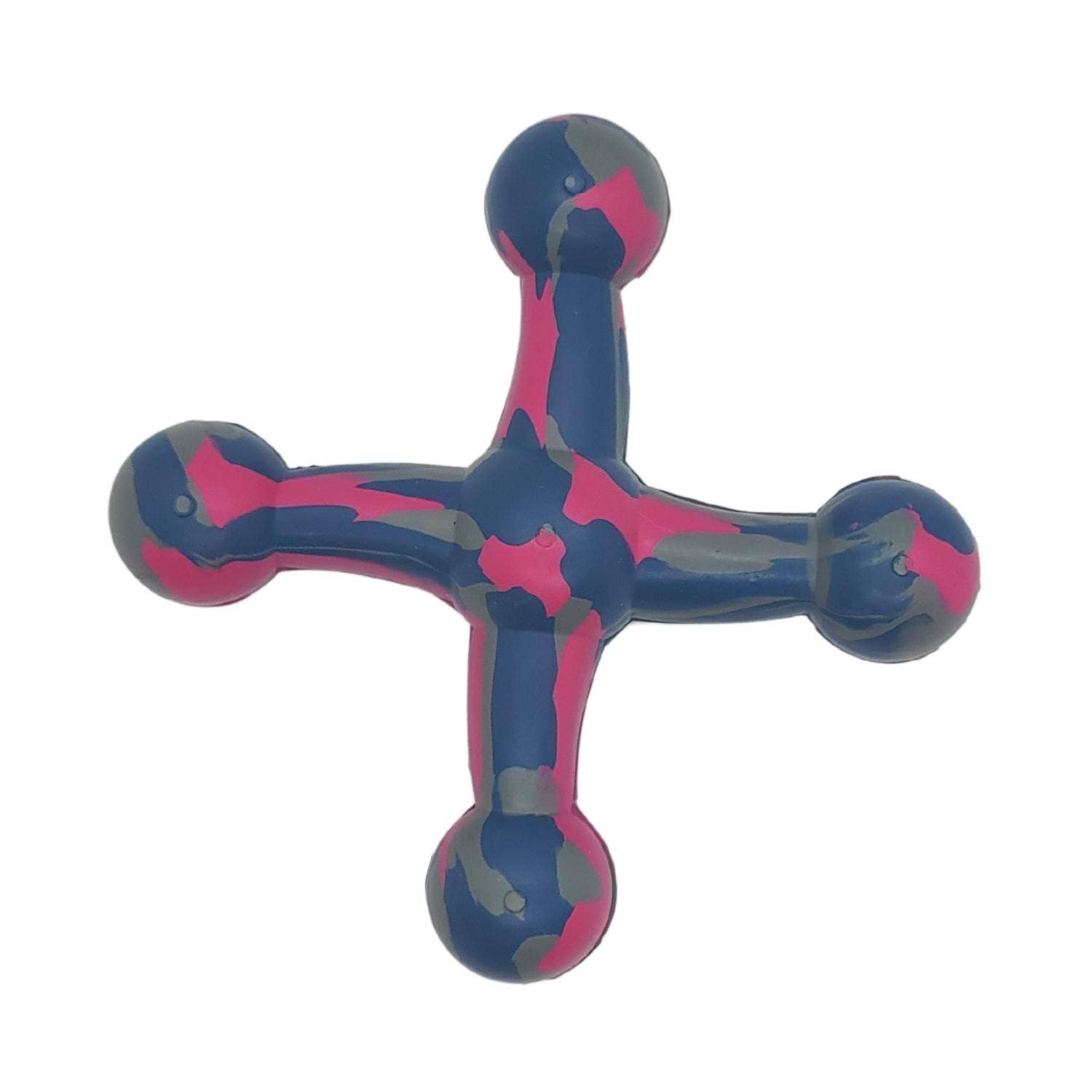 Dog Treats Natural Rubber Jack Toy Durable Non-Toxic Chew - main product image for dog treats
